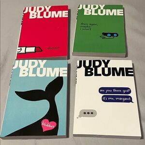 Judy Blume Book Lot 4 Deenie Then Again Maybe I won’t Blubber Are you there God